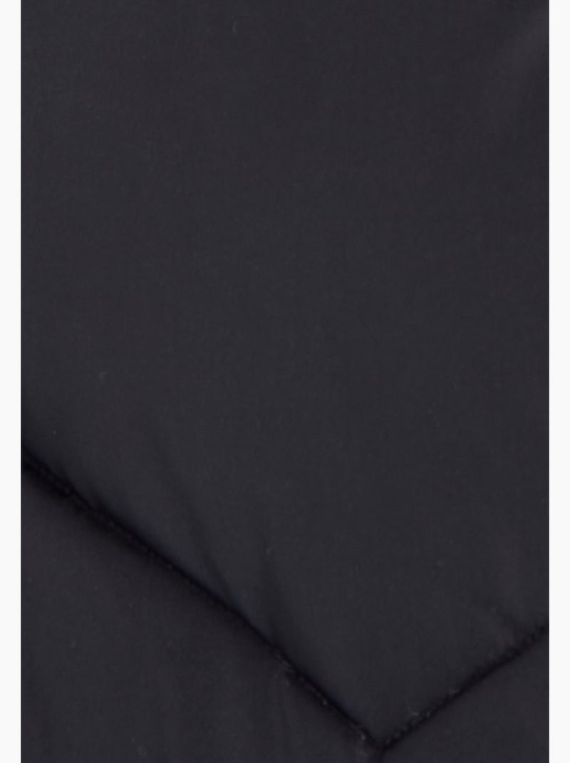 Parka longue, large col, doublée Thermolactyl - Damart Noir - Kiabi