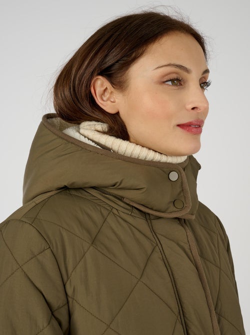 Parka longue matelassée Thermolactyl - Damart - Kiabi