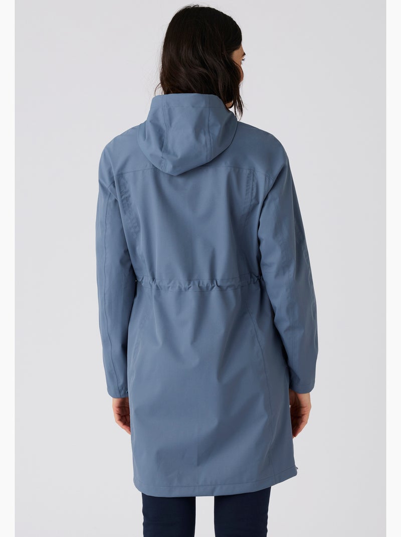 Parka longue RainProtect by Damart - Damart Bleu clair - Kiabi