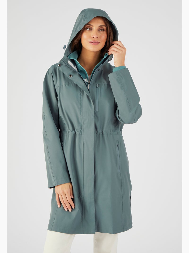Parka longue RainProtect by Damart - Damart Gris foncé - Kiabi