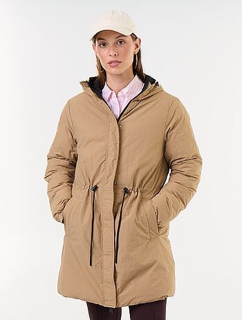 Parka longue réversible