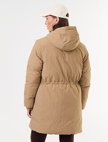 Parka longue réversible