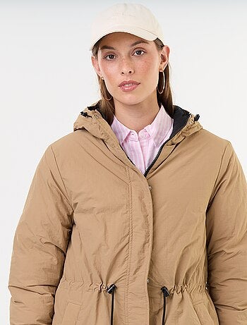 Parka longue réversible