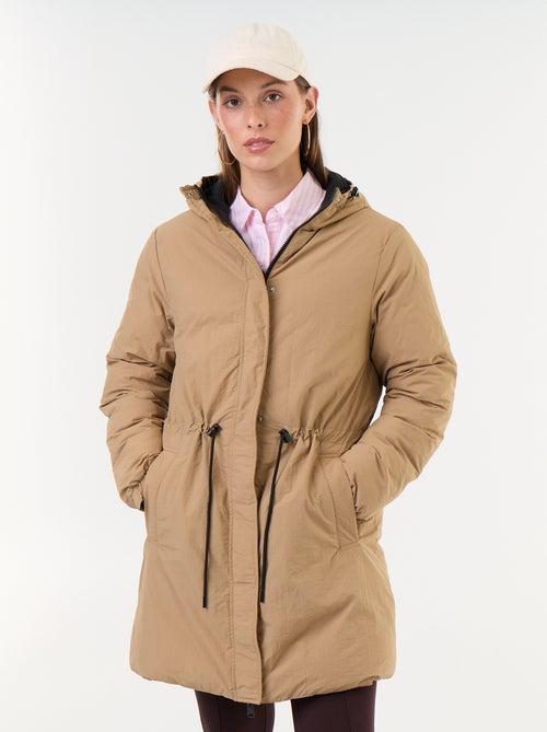 Parka longue réversible - Kiabi Parka longue réversible - Kiabi