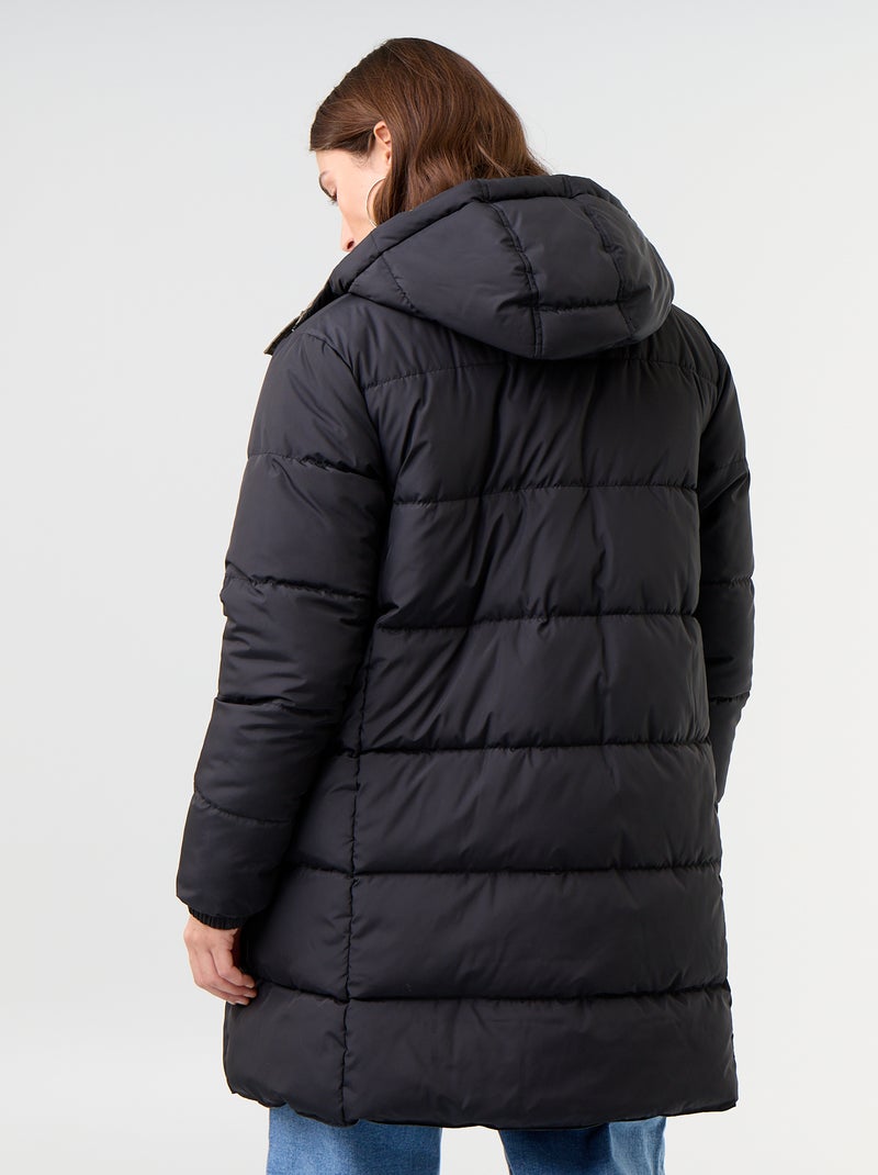 Parka longue réversible Kaki - Kiabi