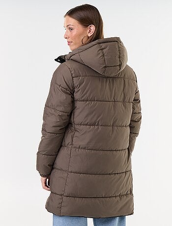 Parka longue réversible