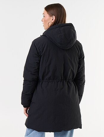 Parka longue réversible
