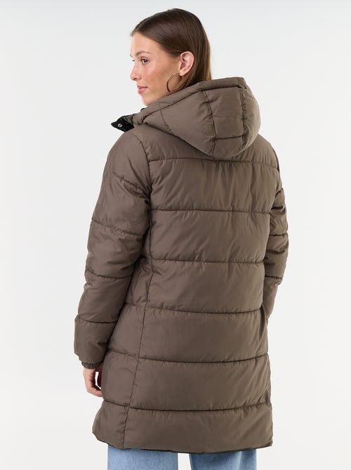 Parka longue réversible - Kiabi Parka longue réversible - Kiabi
