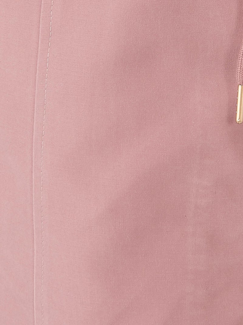 Parka longue toucher doux - Damart Rose - Kiabi