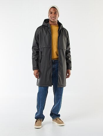 Parka longues déperlantes à capuche avec doublure chaude