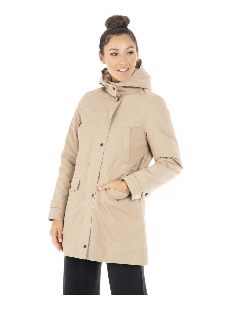 Parka MARGOT Beige Parka capuche Beige - Kiabi