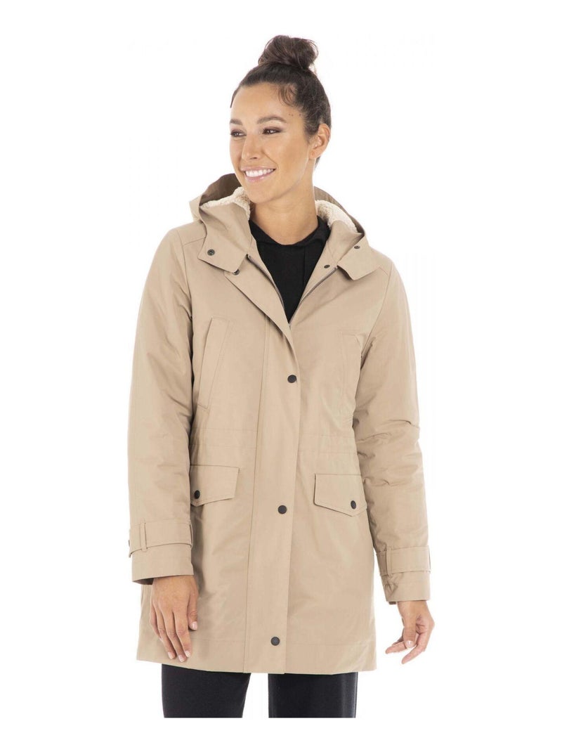 Parka MARGOT Beige Parka capuche Beige - Kiabi