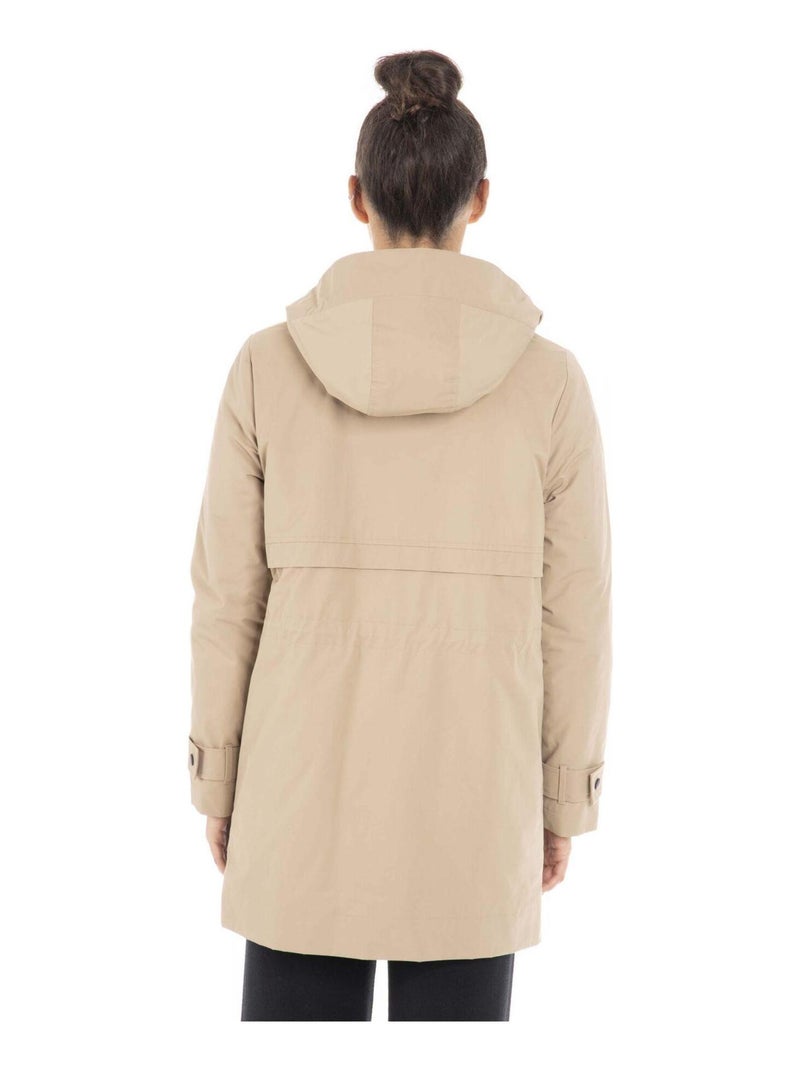 Parka MARGOT Beige Parka capuche Beige - Kiabi