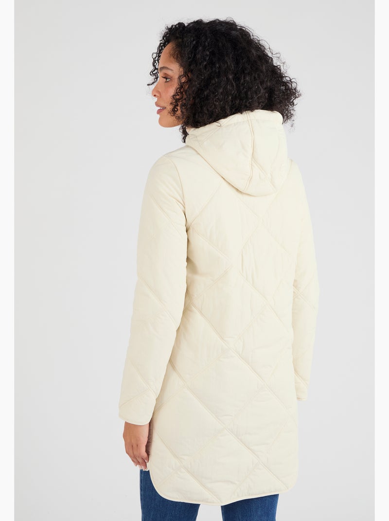 Parka matelassée - Damart Marron - Kiabi
