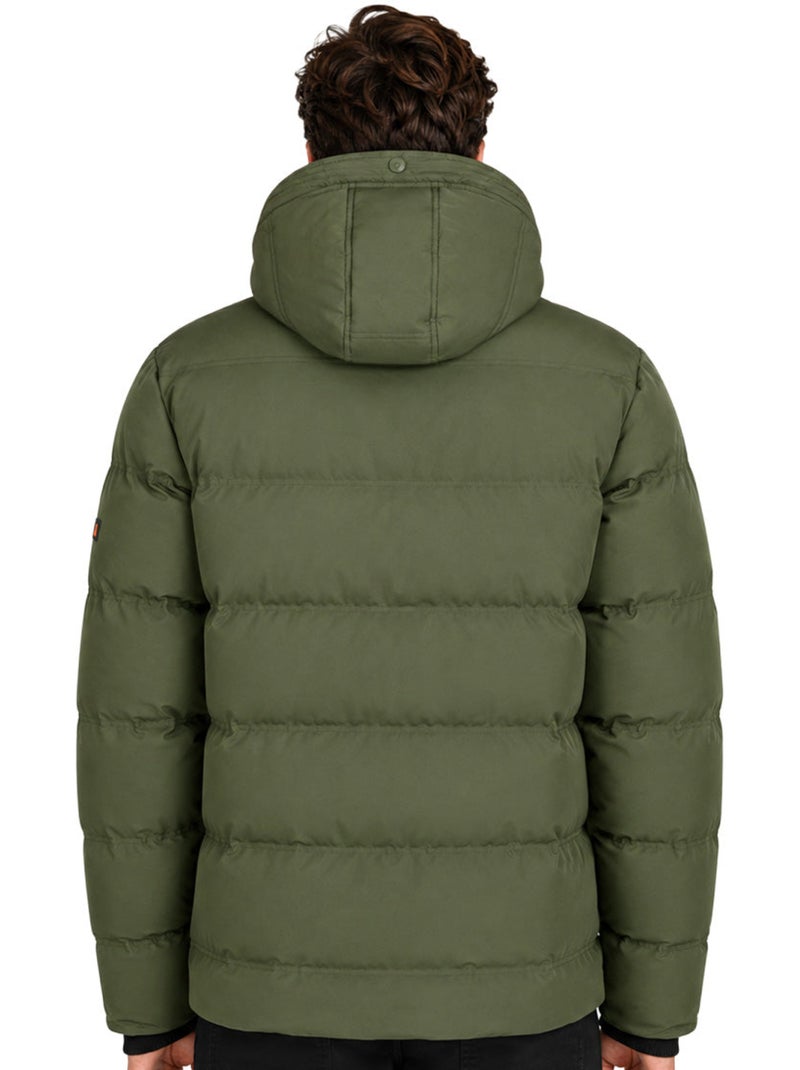 Parka matelassée à capuche badibereoral – kaporal Kaki - Kiabi