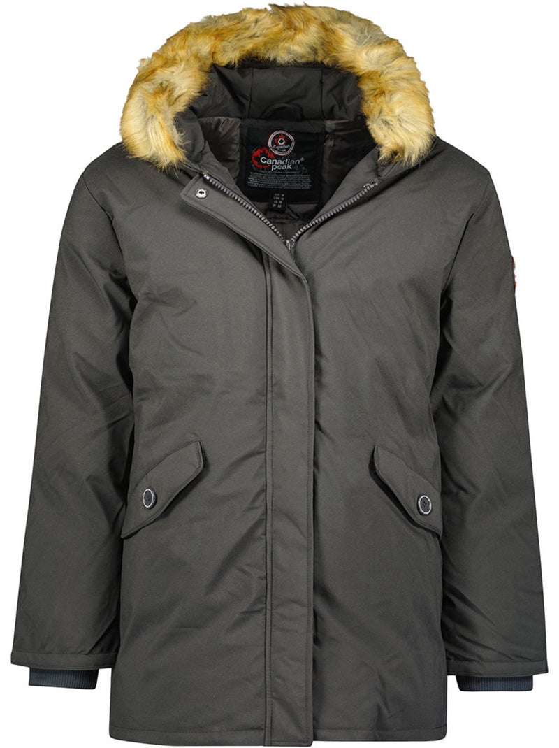 Parka matelassée à capuche bagweak – canadian peak Gris foncé - Kiabi