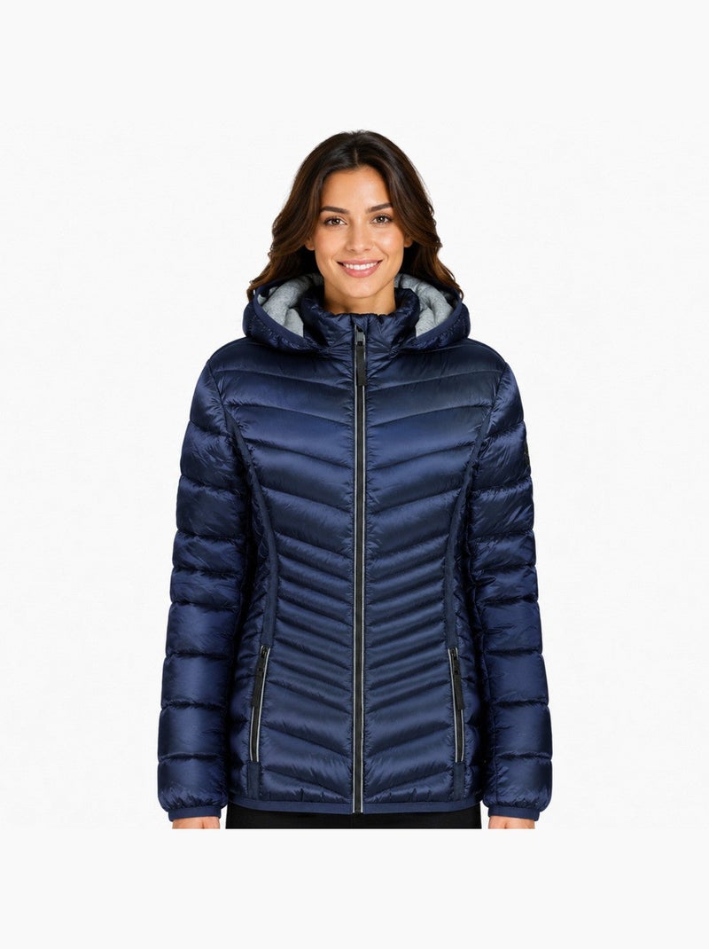Parka matelassée à capuche chachaoral – kaporal Bleu marine - Kiabi