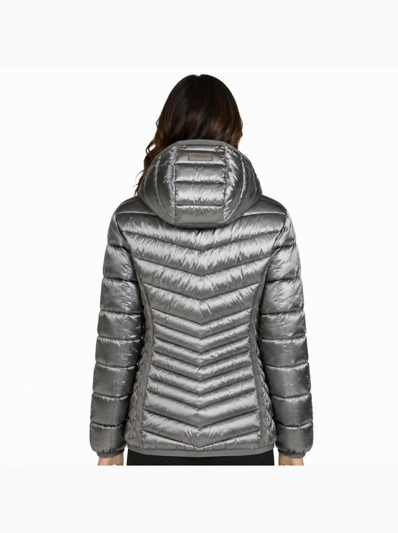 Parka matelassée à capuche chachaoral – kaporal Gris clair - Kiabi