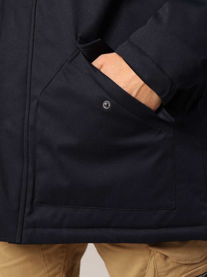 Parka matelassée à capuche
 'Deeluxe' Bleu marine - Kiabi