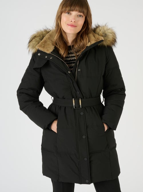 Parka matelassée avec bavolet Thermolactyl - Damart - Kiabi