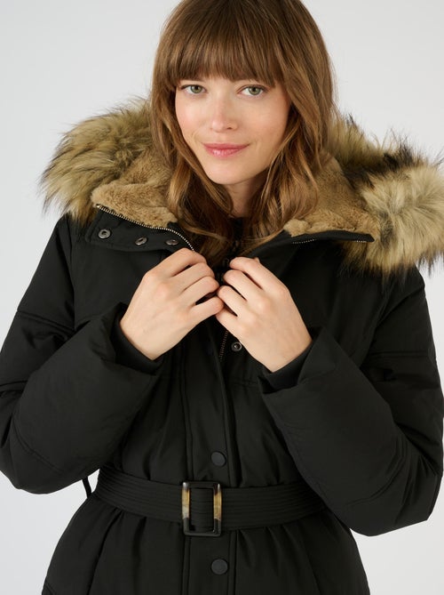 Parka matelassée avec bavolet Thermolactyl - Damart - Kiabi