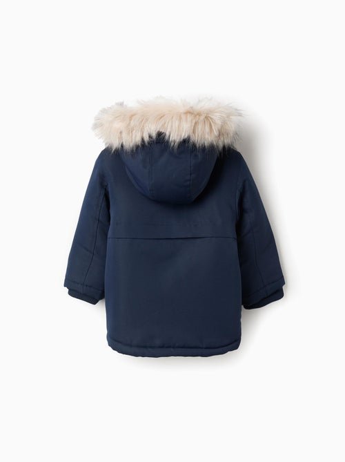 Parka Matelassée avec Capuche Amovible - Kiabi