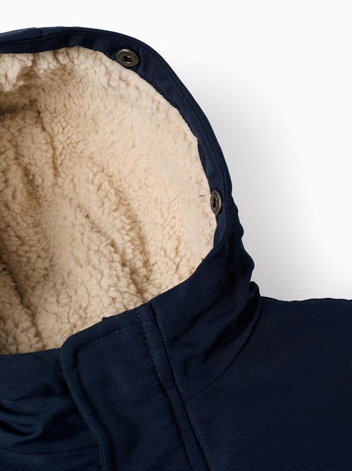 Parka Matelassée avec Capuche Amovible - Kiabi