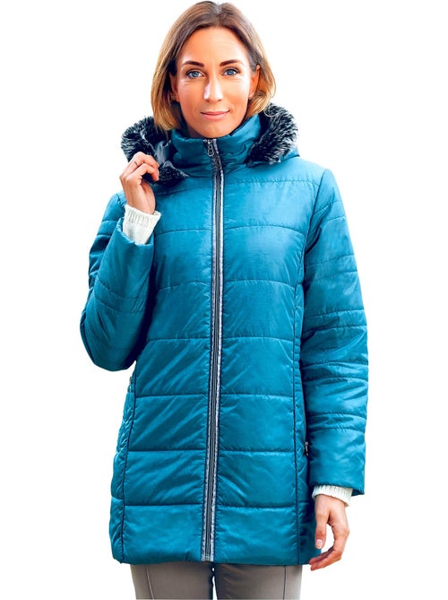 Parka matelassée avec capuche fourrure - AFIBEL - Kiabi