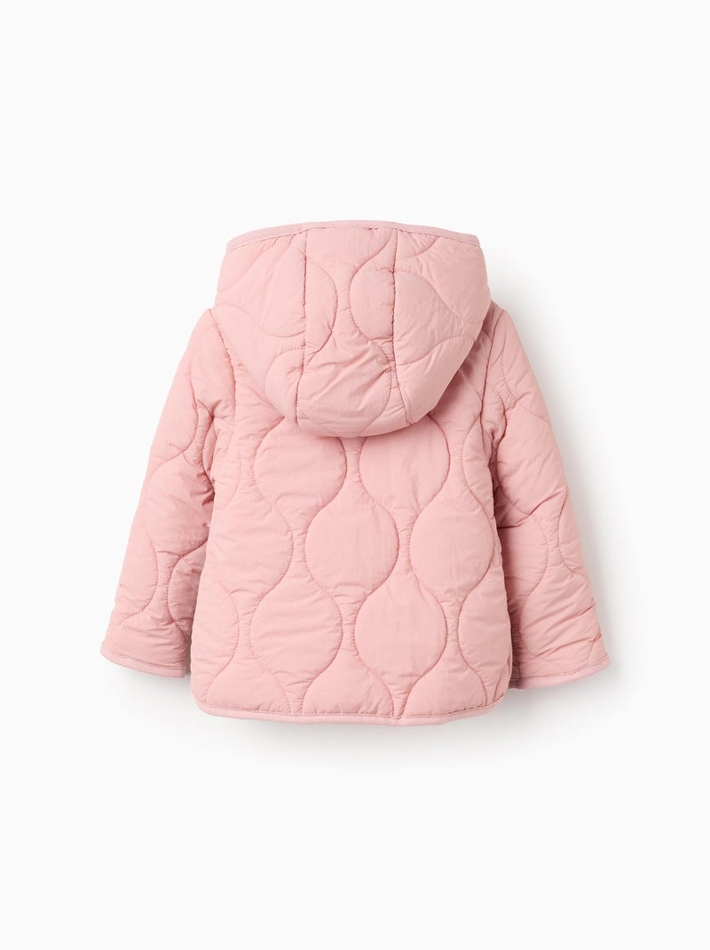 Parka Matelassée avec Capuche Orange - Kiabi