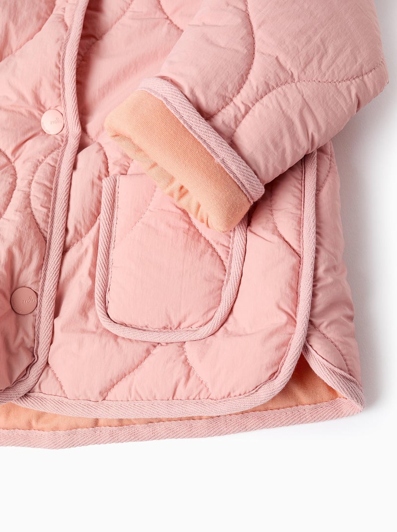 Parka Matelassée avec Capuche Orange - Kiabi