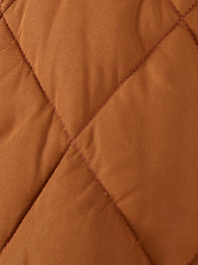 Parka matelassée doublée Thermolactyl - Damart Marron - Kiabi