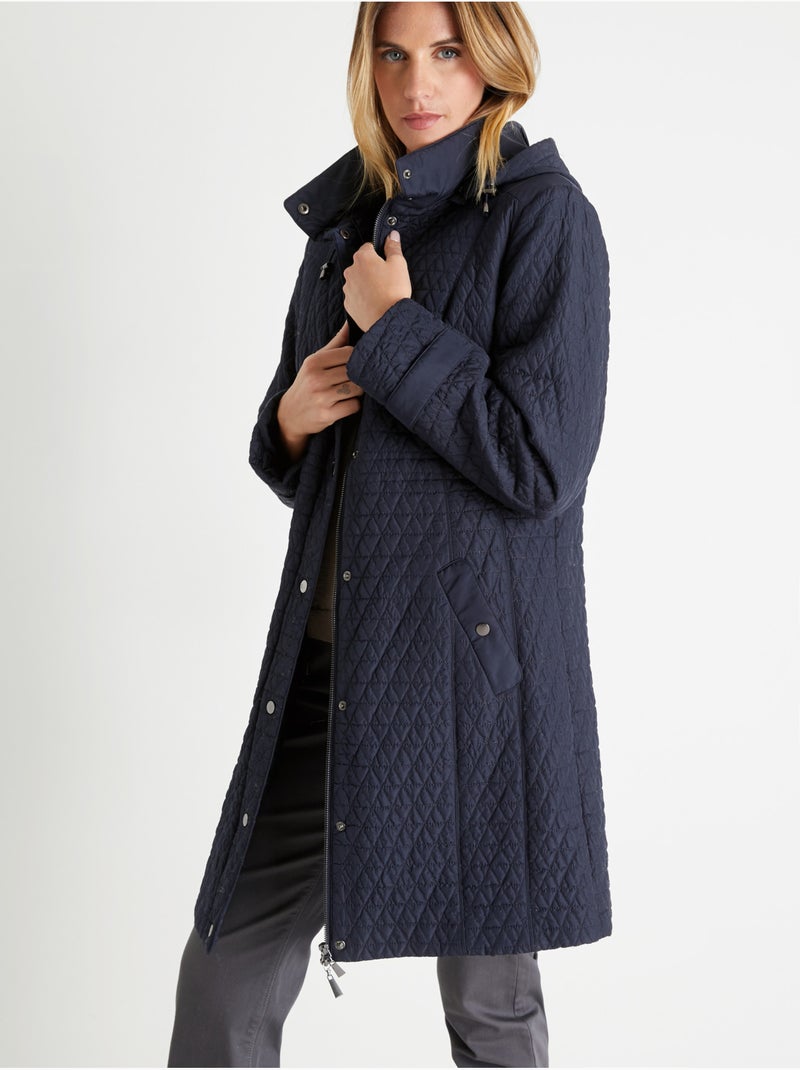 Parka matelassée et déperlante - DAXON Bleu marine - Kiabi
