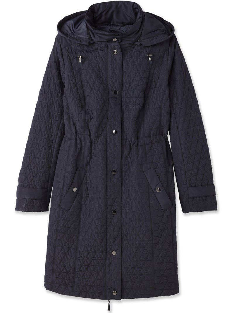 Parka matelassée et déperlante - DAXON Bleu marine - Kiabi