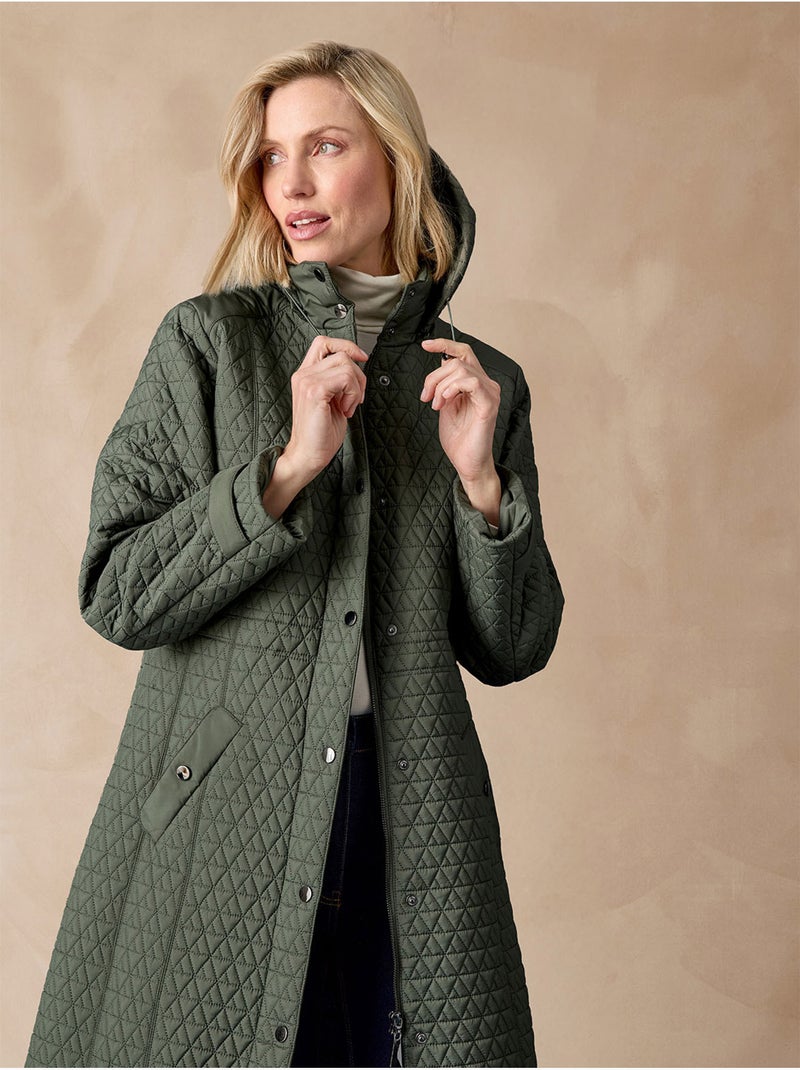 Parka matelassée et déperlante - DAXON Kaki - Kiabi