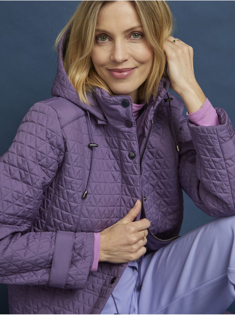 Parka matelassée et déperlante - DAXON Violet - Kiabi