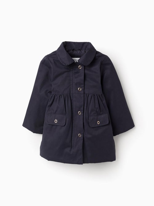 Parka Matelassée Évasée Avec Capuche Amovible - Kiabi