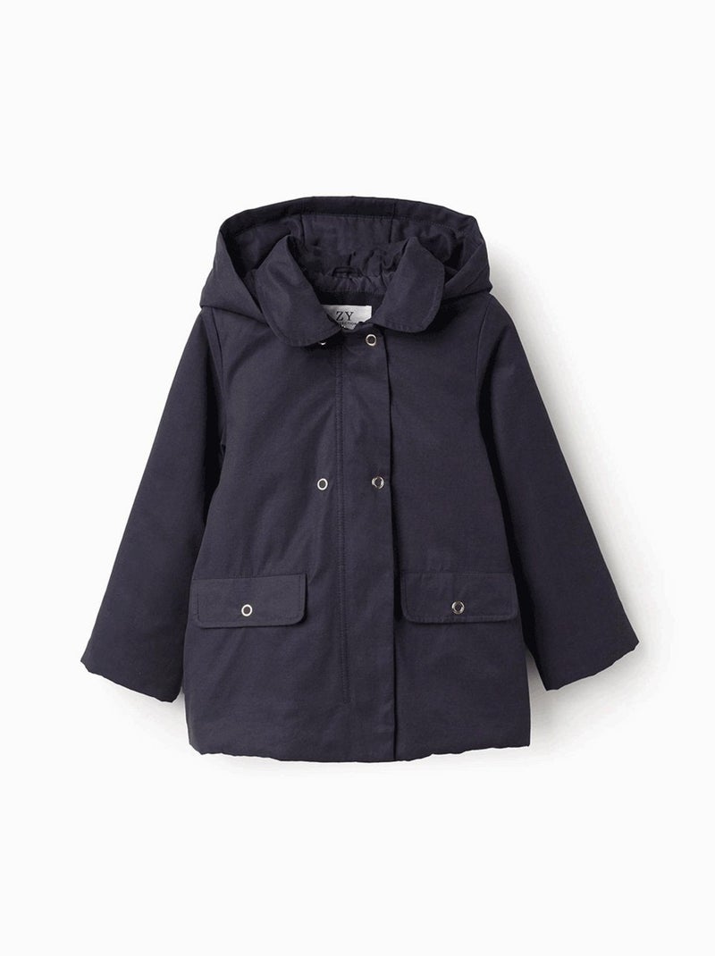 Manteau Enfant Garcon avec Capuche fausse fourrure Duvet de Canard