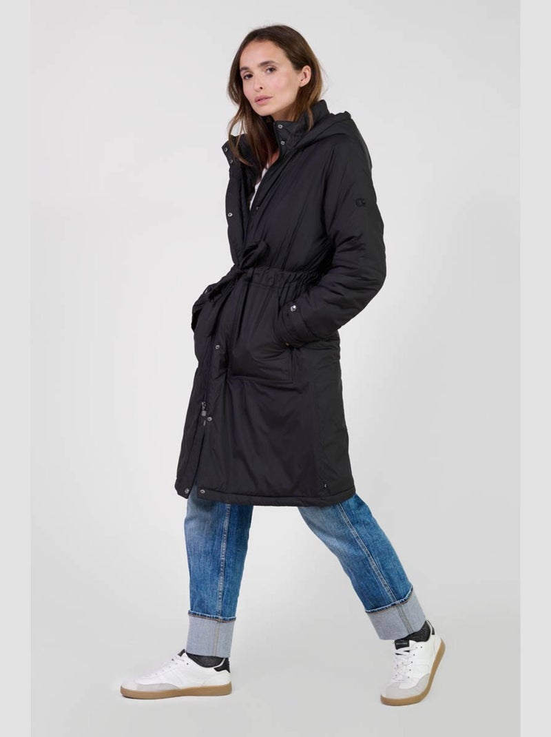 Parka MENDIAUN 'Le Temps Des Cerises' Noir - Kiabi
