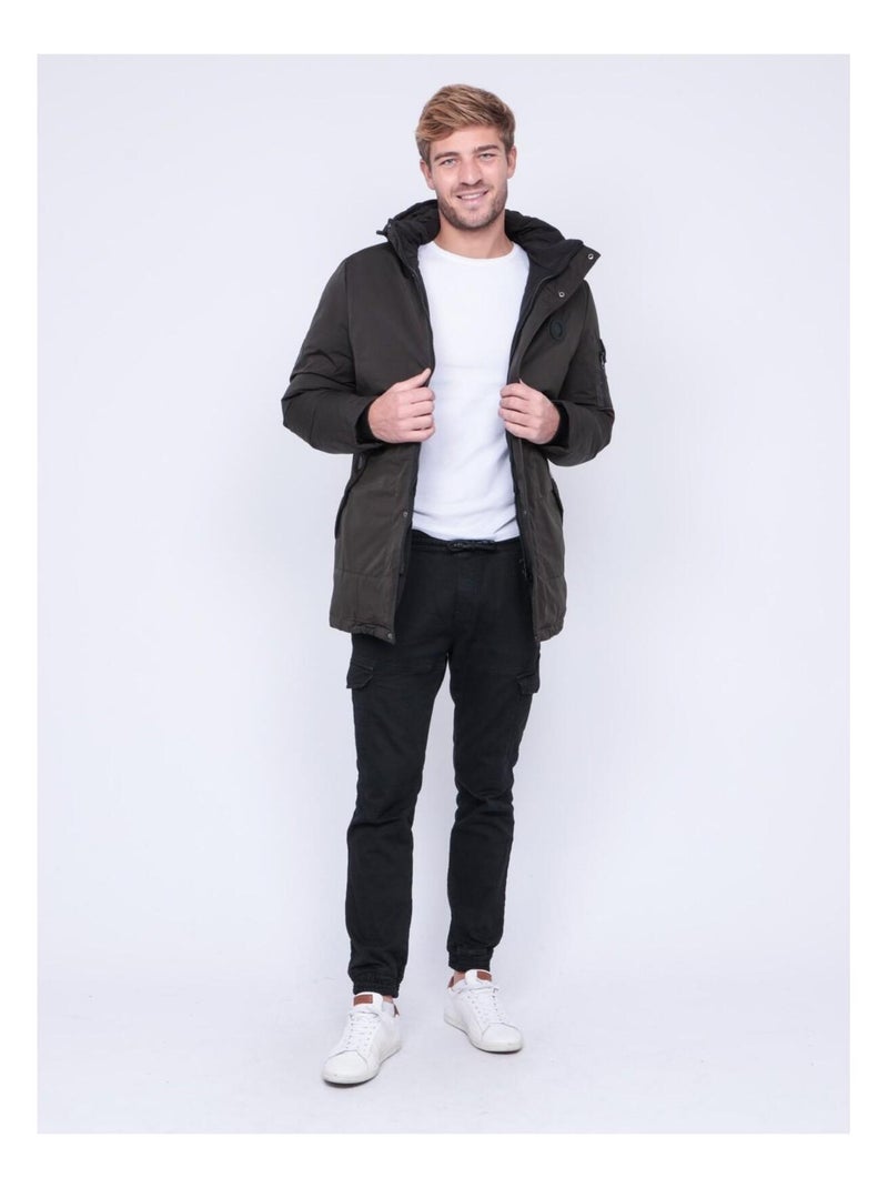 Parka mi-longue capuche ZATOICHA Vert - Kiabi