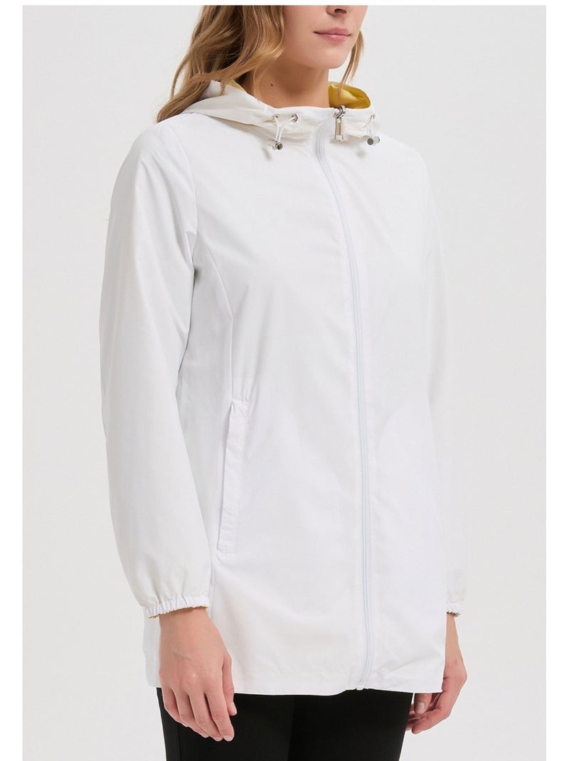 Parka Mi Longue Kebello Blanc - Kiabi