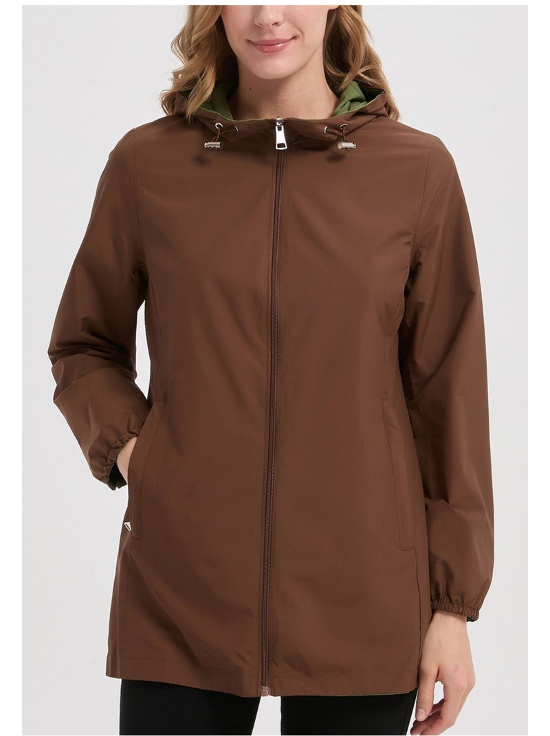 Parka Mi Longue Kebello Marron - Kiabi