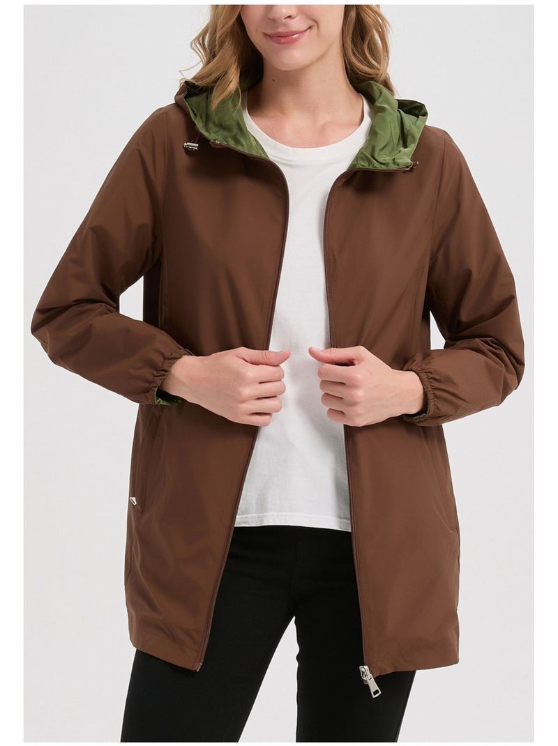 Parka Mi Longue Kebello Marron - Kiabi