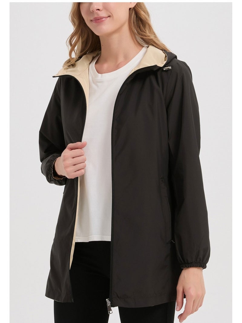 Parka Mi Longue Kebello Noir Noir - Kiabi
