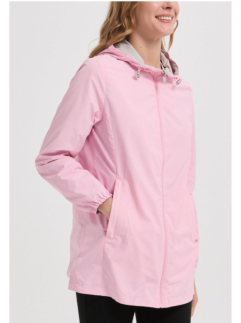 Parka Mi Longue Kebello Rose - Kiabi