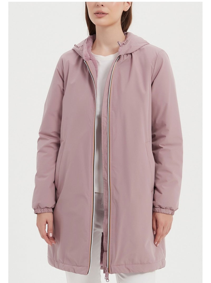 Parka Mi Longue Kebello Violet - Kiabi