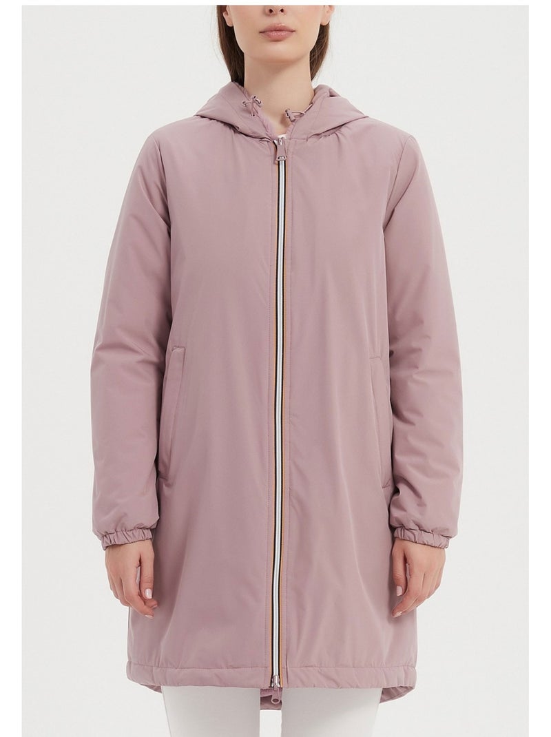 Parka Mi Longue Kebello Violet - Kiabi