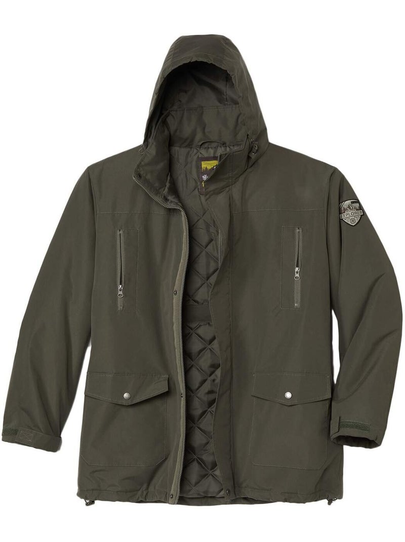 Parka Multipoche Atlas  - ATLAS FOR MEN Kaki - Kiabi