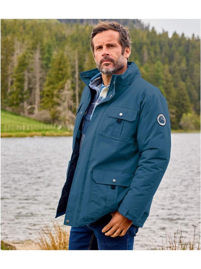Parka Multipoche Atlas(R)   - ATLAS FOR MEN Bleu - Kiabi