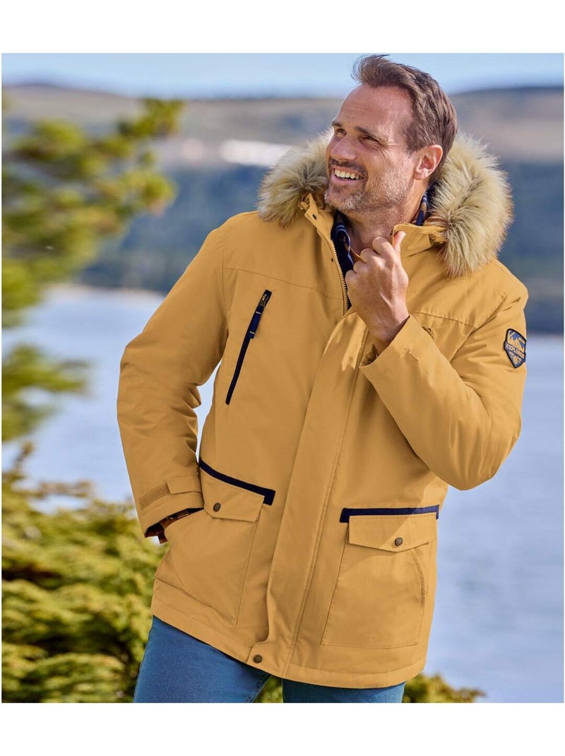 Parka multipoche atlas(r)   - atlas for men Jaune foncé - Kiabi