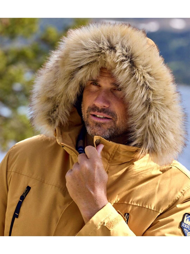 Parka multipoche atlas(r)   - atlas for men Jaune foncé - Kiabi